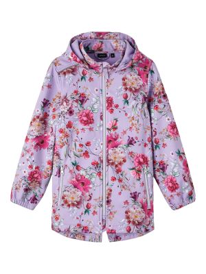 Name It softshelltakki, NKALFA JACKET LONG FLORAL Liila