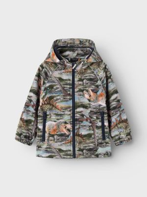 Name It takki, NMMALFA08 JACKET DINO WORLD Armeijanvihreä