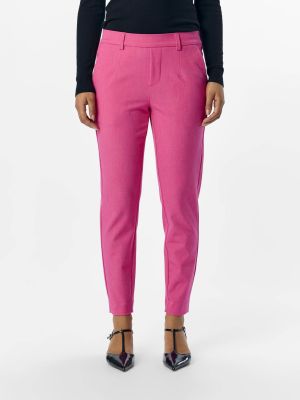 Object Naisten Housut, Objlisa Slim Pant NOOS Pinkki