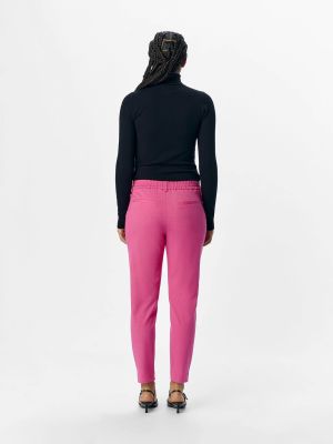 Object Naisten Housut, Objlisa Slim Pant NOOS Pinkki