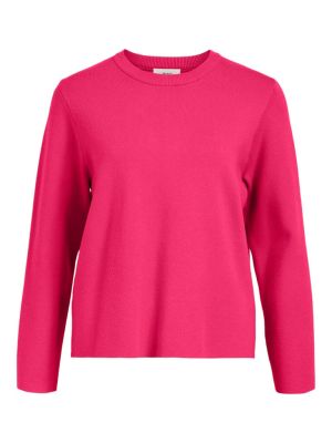 Object Naisten Neule, OBJREYNARD SQUARE SLEEVE O-NECK NOOS Pinkki