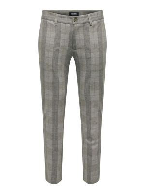 Only and Sons miesten housut,  MARK PANT CHECK 4840 Sininen Ruutu