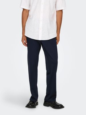 Only and Sons miesten housut, MARK REGULAR PANT Tummansininen