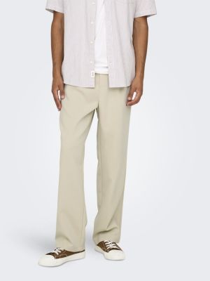 Only and Sons miesten housut, WILL LOOSE STRING PANT Beige