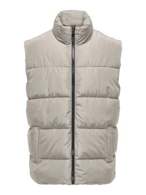 Only and Sons Miesten Liivi, K MELVIN LIFE PUFFER VEST Beige