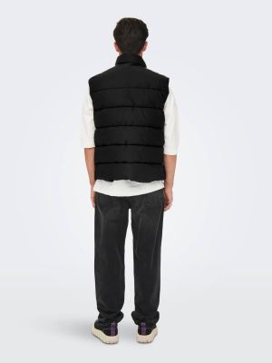 Only and Sons Miesten Liivi, K MELVIN LIFE PUFFER VEST Musta