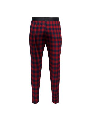 Only and Sons miesten loungewear- ja yöhousu, NOAH CHECK LOUNGWEAR PANT Punainen Ruutu