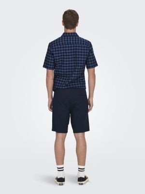 Only and Sons miesten shortsit, LINUS COT SHORTS Tummansininen