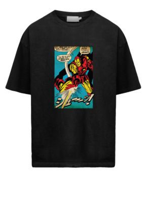 Only and Sons miesten t-paita, MARVEL LFIE REG TEE Musta