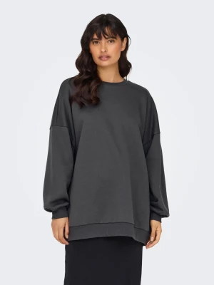 Only Naisten Collegepaita, ONLDAZE L/S OVERSIZE O-NECK Grafiitti