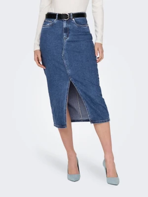 Only Naisten Farkkuhame, ONLSIRI FRONT SLIT SKIRT DNM GUA NOOS Indigo