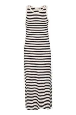 Part Two Naisten Mekko, GARITTA DRESS Dark Navy Stripe