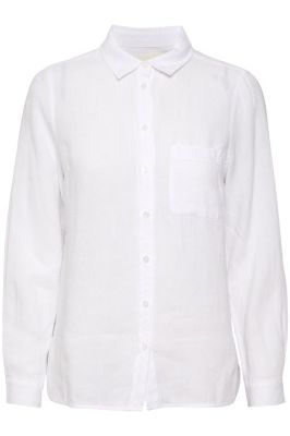 Part Two Naisten Pellavapaita KIVAS SHIRT Bright White