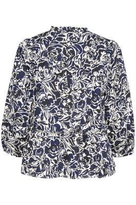 Part Two naisten pusero, NICKELINEPW BL Navy Rose Print