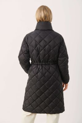 Part Two Naisten Tikkitakki, K-CHEA QUILTED COAT Musta