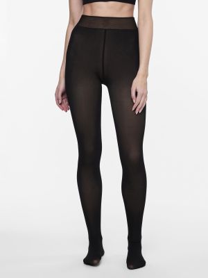 Pieces Naisten Sukkahousut, PCSOPHIE FLEECE TIGHTS Musta