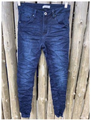 Piro Jeans Naisten Farkut PIRO JEANS Dark Denim Tummansininen