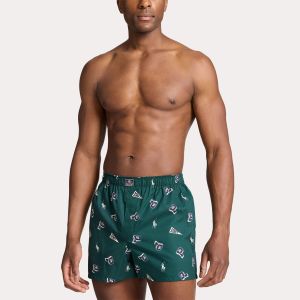 Polo Ralph Lauren Miesten Bokserit 3-Pack, BOXER 3-PACK Vihreä