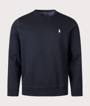 Polo Ralph Lauren Miesten Collegepaita, DOUBLE-KNIT SWEATSHIRT Musta