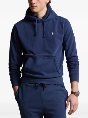 Polo Ralph Lauren miesten huppari, LOOPBACK FLEECE HOODIE Tummansininen