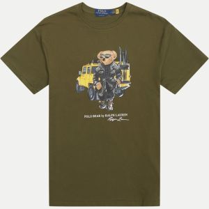 Polo Ralph Lauren miesten t-paita, T-SHIRT BEAR Armeijanvihreä