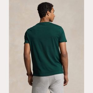 Polo Ralph Lauren t-paita, CUSTOM SLIM FIT JERSEY Armeijanvihreä