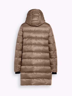 Reset Naisten Untuvatakki, AD-HAMMERSMITH DOWN COAT Vaalea Beige