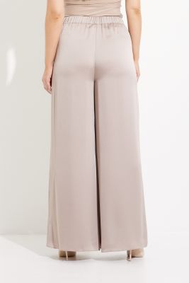 Ribkoff Naisten Housut, SATIN WIDE LEG PANTS Hiekka