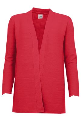 S.T.I Naisten Neuletakki MISA CARDIGAN 76CM Punainen