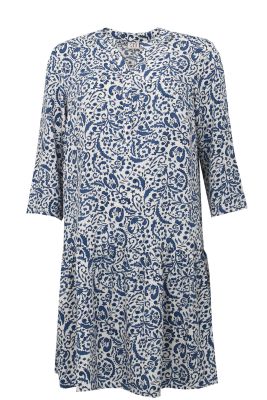 S.T.I naisten tunika, KAARNA TUNIC DRESS Valkopohjainen Kuosi