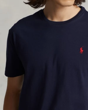 Polo Ralph Lauren Miesten T-Paita, SHORT SLEEVE-T-SHIRT NOS Tummansininen