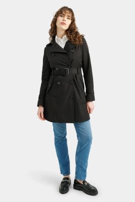 Rock and Blue trenssi, ANNIE TRENCHCOAT Musta