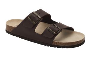 Scholl Sandaalit JULIEN PU LEATHER BROWN Tummanruskea