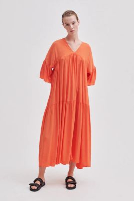 Second Female mekko, EMMANUELLE DRESS Oranssi