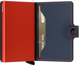 Secrid Korttikotelo, MINIWALLET NIGHTBLUE ORANGE Sininen