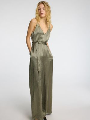 Selected Femme naisten jumpsuit, SLFSELENE SL WIDE LEG Khaki