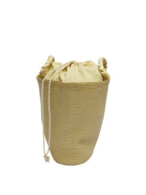 Selected Femme Naisten Olkalaukku SLFDAGMAR BASKET BAG Vaalea Beige