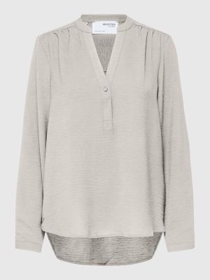 Selected Femme Naisten Pusero, SLFMIVIA LS TOP B NOOS Hiekka