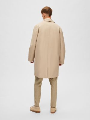 Selected Homme Miesten Takki, DALTON MAC COAT NOS Beige