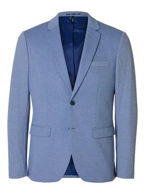 Selected miesten bleiseri, SLIM AITOR JERSEY BLAZER Keskisininen