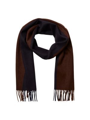 Selected Miesten Kaulahuivi SLHTOPE WOOL STRIPE SCARF Sininen Kuosi