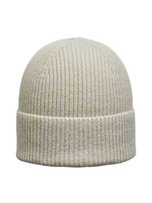 Selected Miesten Pipo, K MASON MERINO BEANIE Luonnonvalkoinen