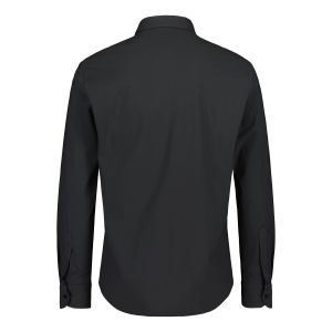 Sinnuu Miesten Kauluspaita TECHNICAL SHIRT, MADE IN EUROPE Musta