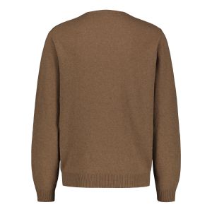 Sinnuu Miesten Neule CREW FINE MERINO WOOL MADE IN ITALY Beige