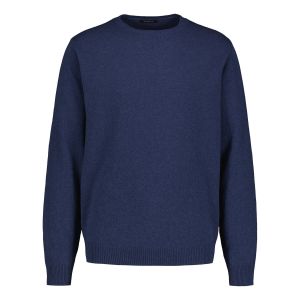 Sinnuu Miesten Neule CREW FINE MERINO WOOL MADE IN ITALY Indigo