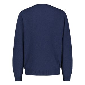 Sinnuu Miesten Neule CREW FINE MERINO WOOL MADE IN ITALY Indigo