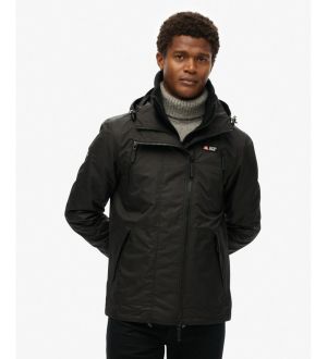 Superdry miesten takki, HOODED MTN WINDBREAKER JACKET Musta