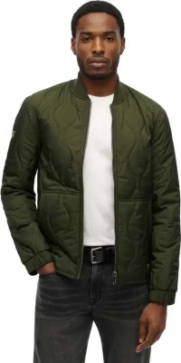 Superdry miesten takki, SURPLUS QUILTED LINER JACKET Armeijanvihreä