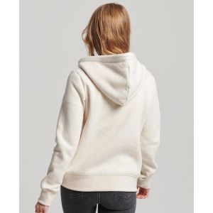 Superdry naisten huppari, Essential Logo Ziphood Hb Hiekka