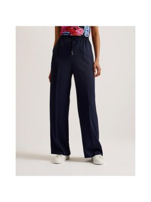 Ted Baker Naisten Housut, LILIAAH Wide Leg Jogger Tummansininen